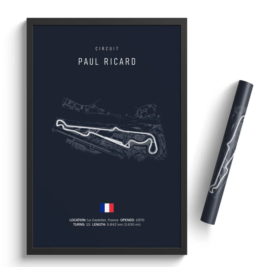 Poster Circuito Paul Ricard F1