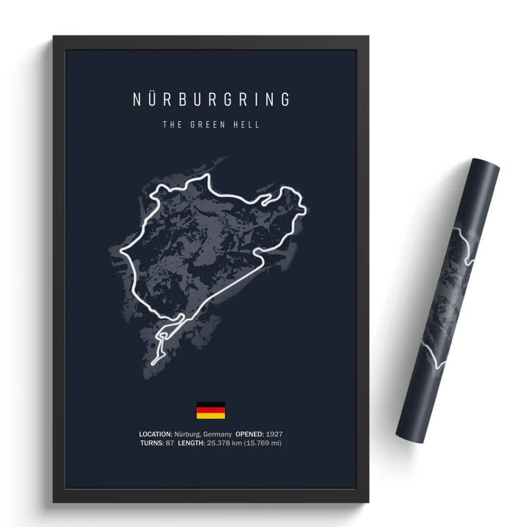 Poster Circuito Nürburgring F1