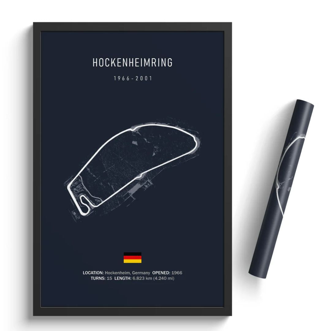 Poster Circuito Hockenheimring F1