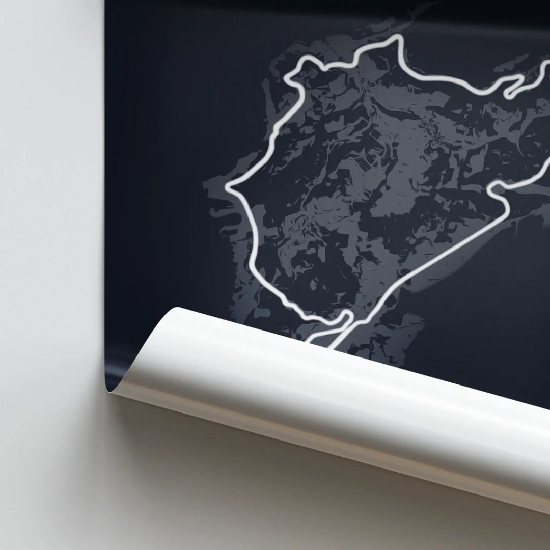 Poster Circuito Nürburgring F1