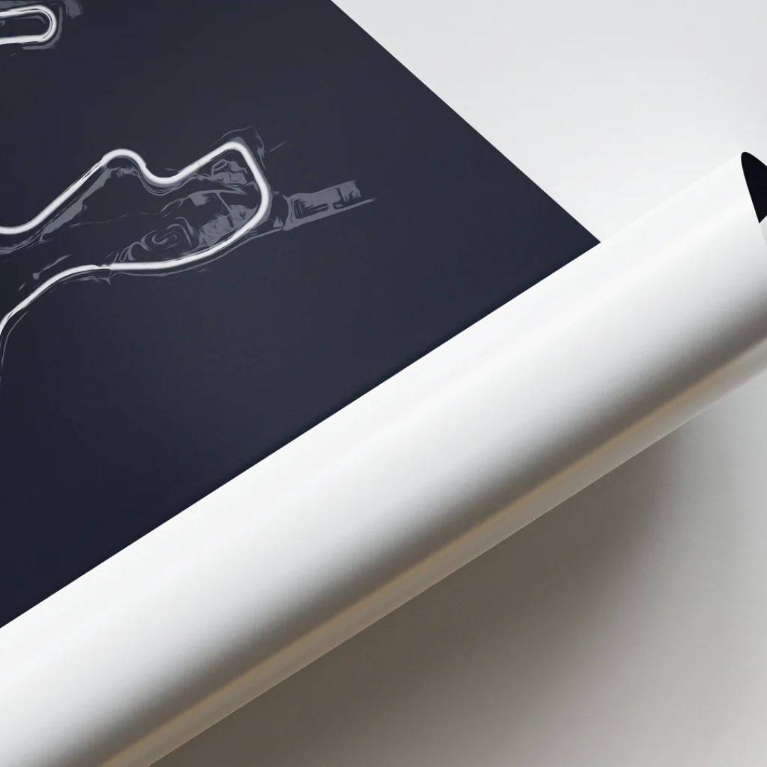 Poster Circuito Spa Francorchamps F1